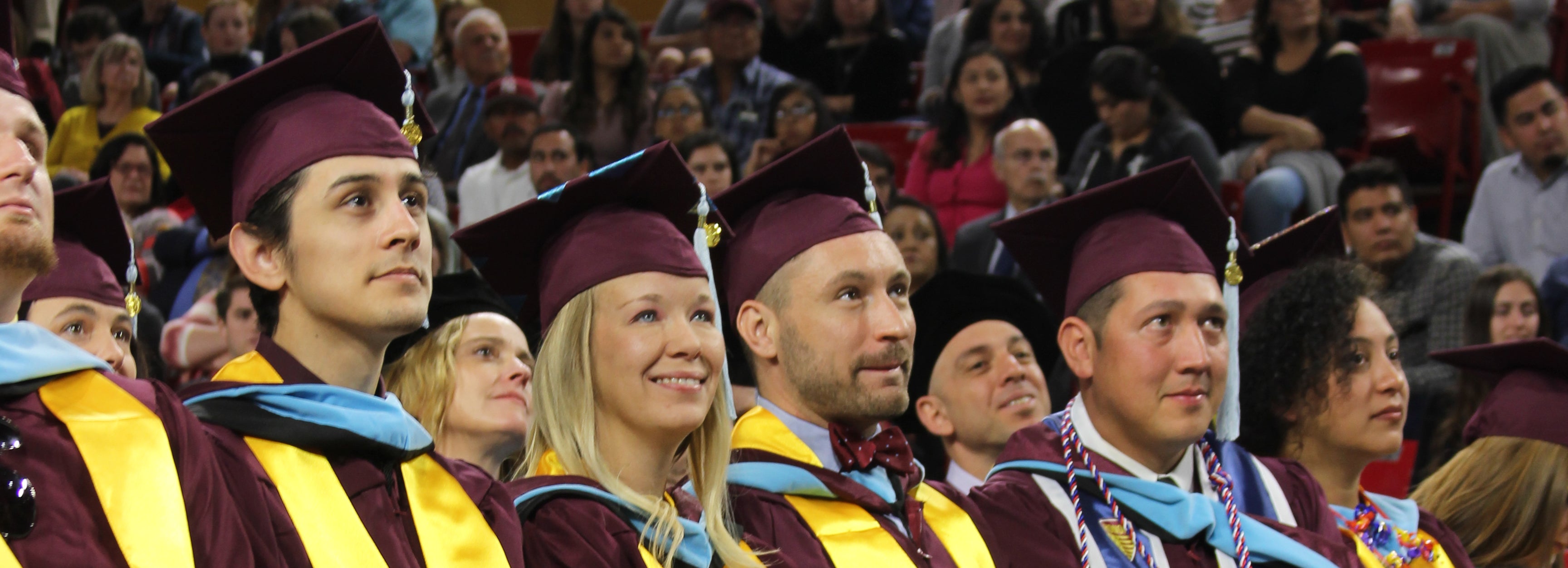 Image of graduates seated at convocation
