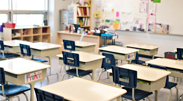 Empty classroom