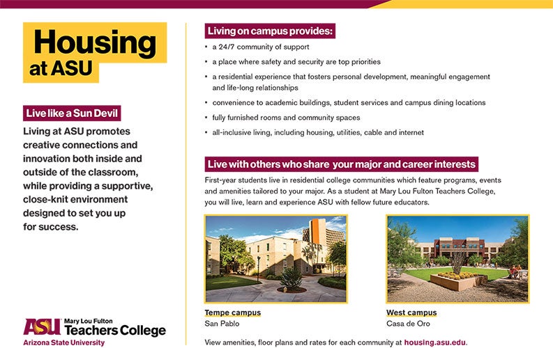 Housing Info flyer thumbnail