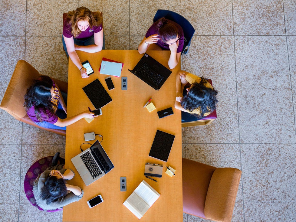 community educators in a group meeting