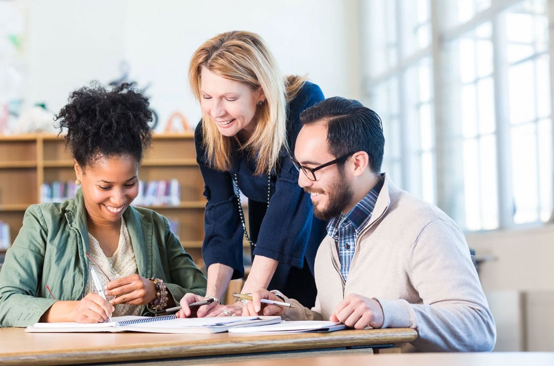 educators working on a project