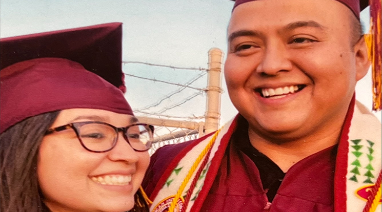 Isaiah and Melissa May, both graduates of Mary Lou Fulton Teachers College at Arizona State University, are serving as educators in the rural community they grew up in. 