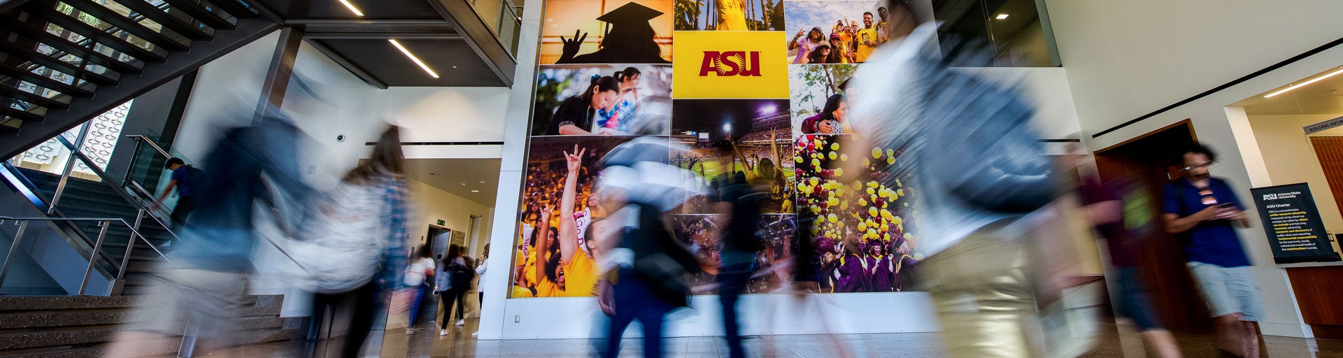 asu students walking to class