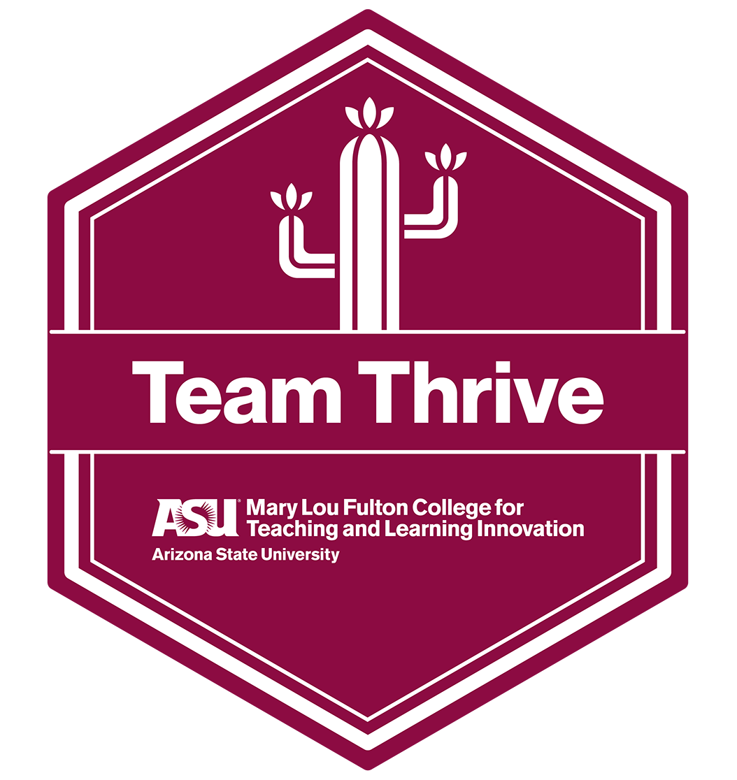 Team Thrive maroon