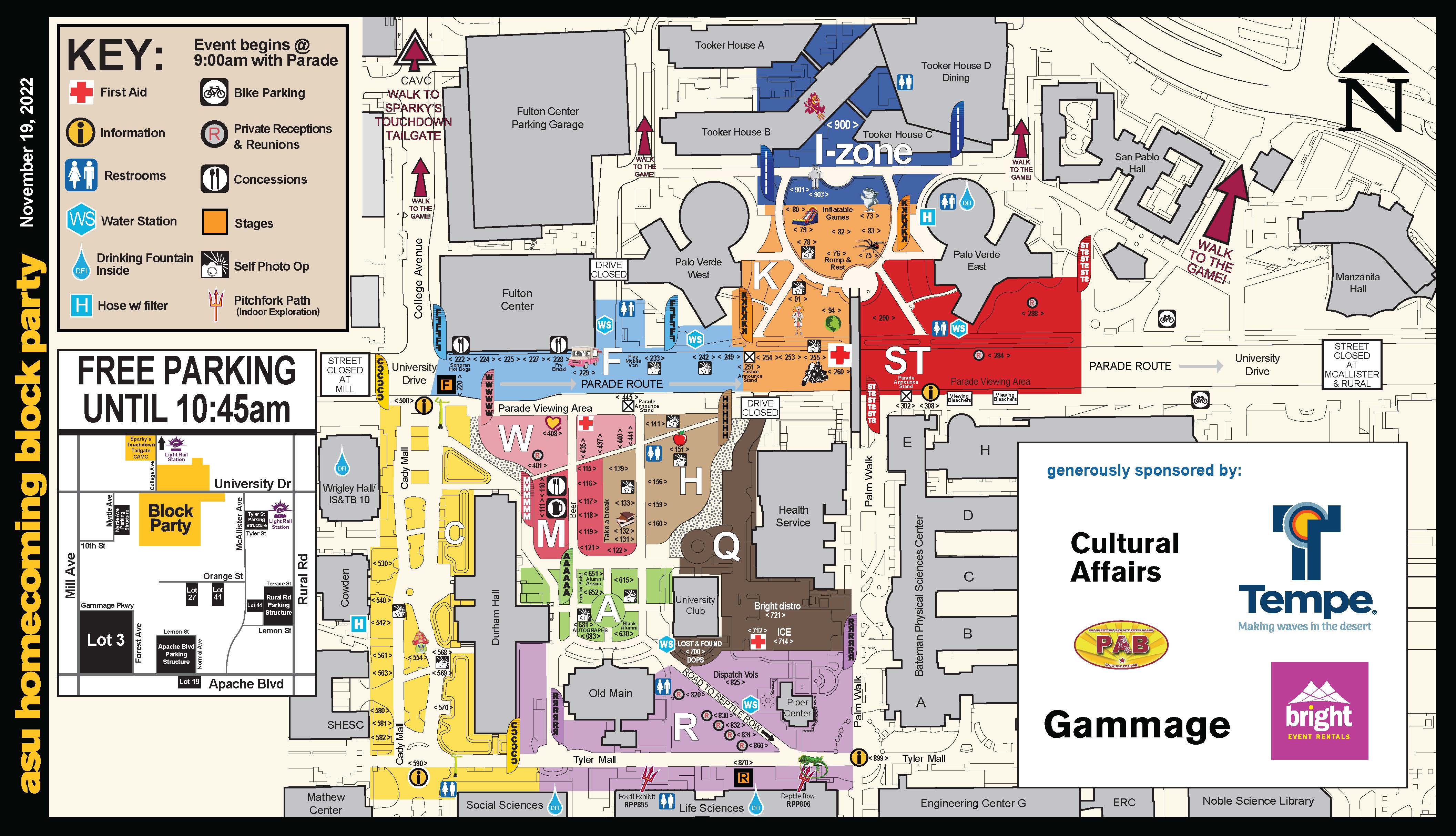 Map of homecoming