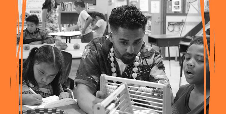 children in classroom