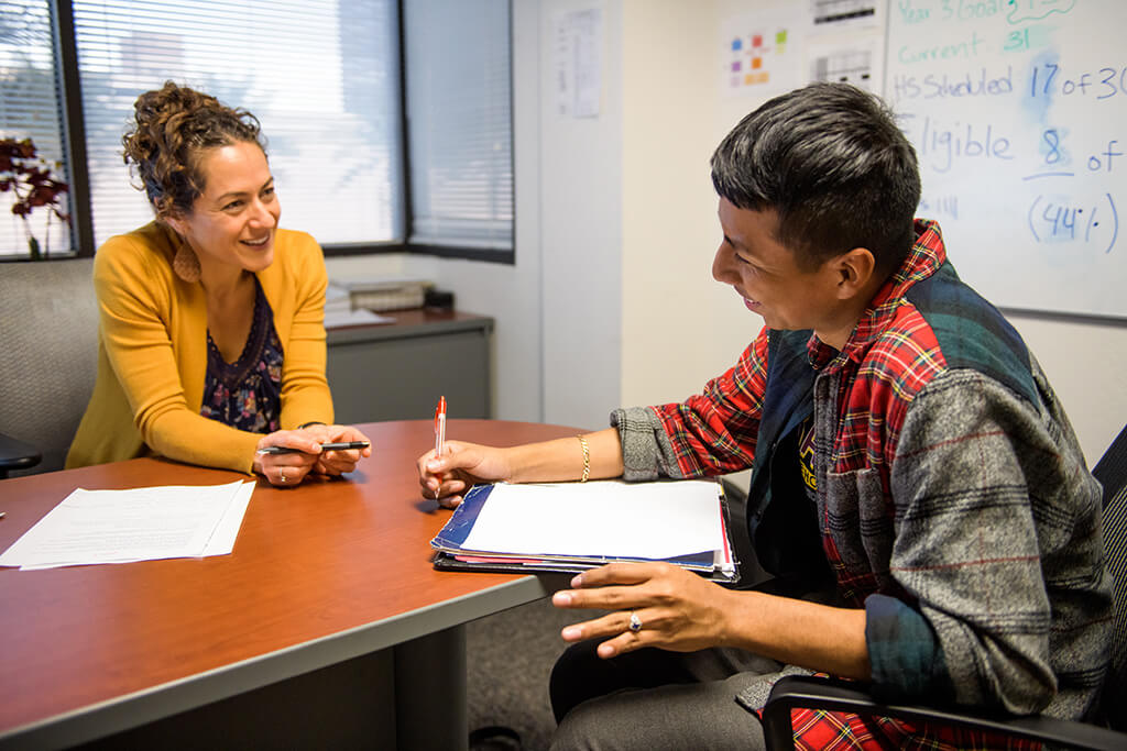 Coaching and mentoring a student