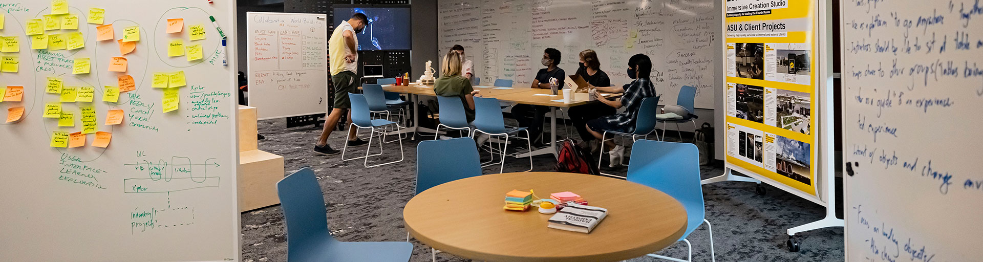 ASU students working in the creative commons