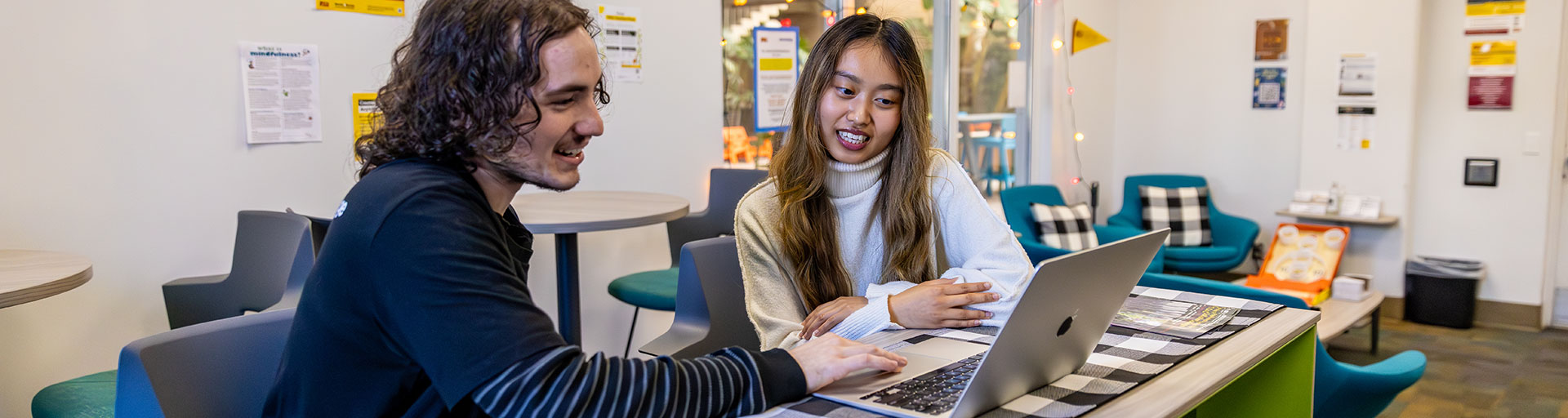 student working with success coach