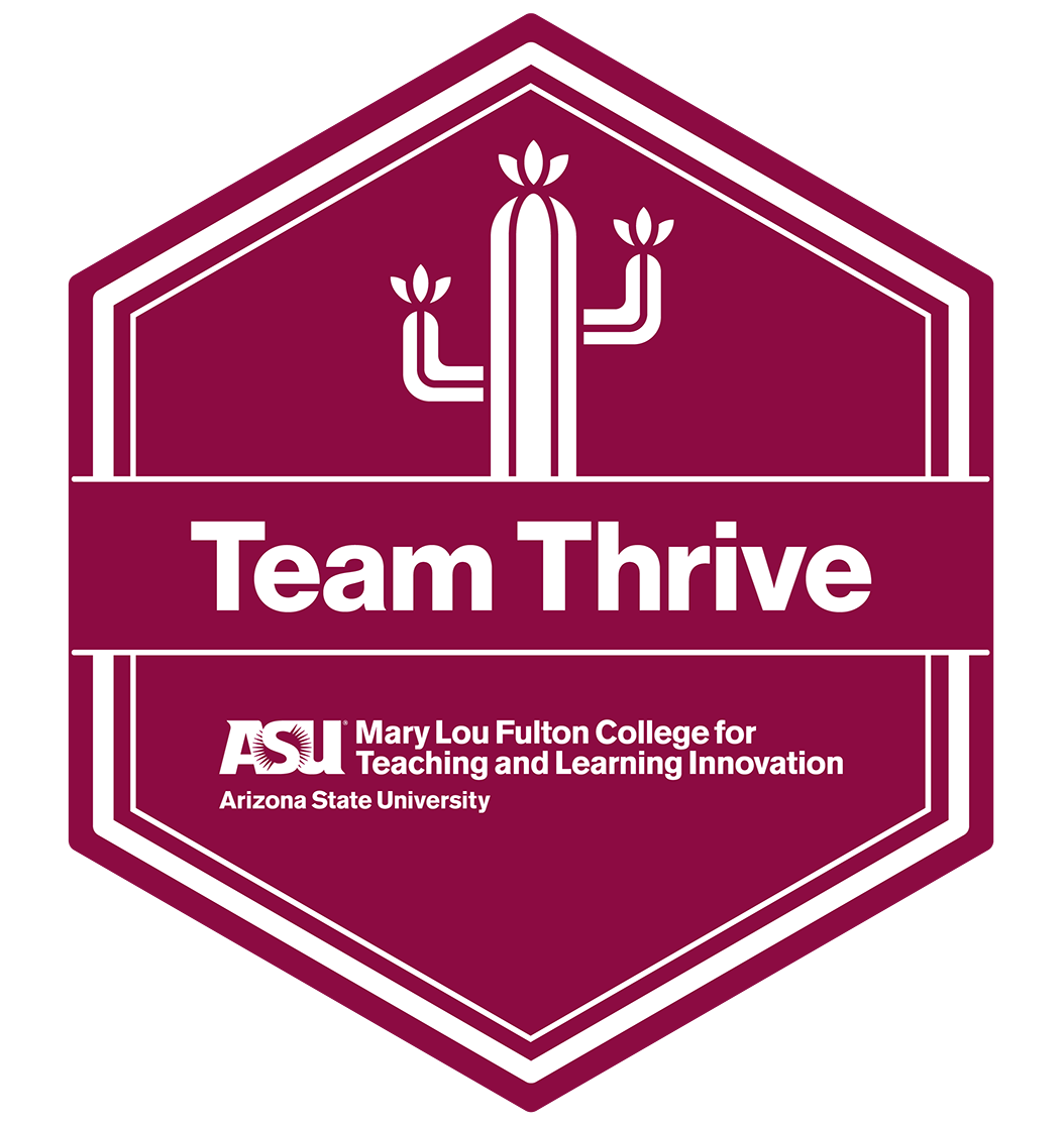 Team Thrive maroon